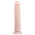Easytoys - δονητής με βεντούζα extra μεγάλος 28,5cm - φυσικό χρώμα