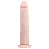 Easytoys - δονητής με βεντούζα extra μεγάλος 28,5cm - φυσικό χρώμα