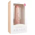 Easytoys - δονητής με βεντούζα extra μεγάλος 28,5cm - φυσικό χρώμα