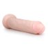 Easytoys - δονητής με βεντούζα extra μεγάλος (28,5cm) - φυσικό χρώμα