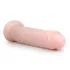 Easytoys - δονητής με βεντούζα extra μεγάλος 28,5cm - φυσικό χρώμα