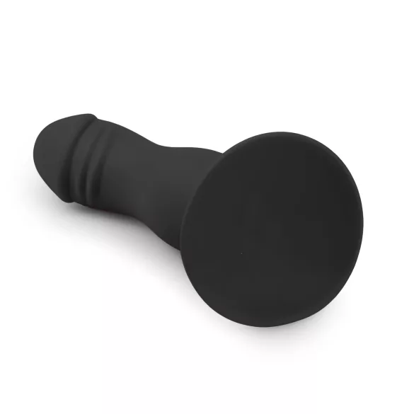 Easytoys - δονητής με βεντούζα και ρεαλιστική βάλανος - μαύρο