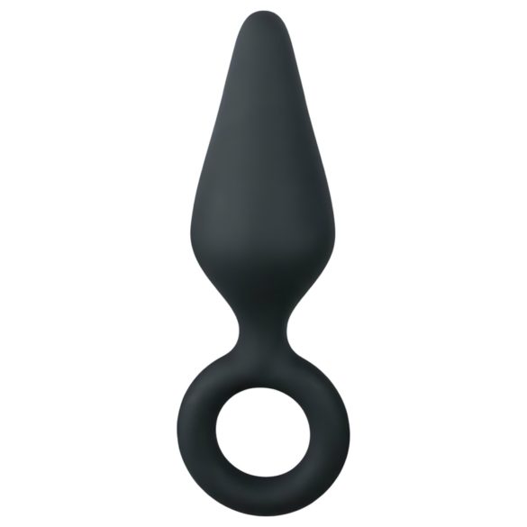 Easytoys Pointy Plug Small - πρωκτική τάπα (μαύρο) - μικρό