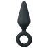 Easytoys Pointy Plug Small - πρωκτική τάπα (μαύρο) - μικρό