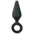 Easytoys Pointy Plug - δακτυλιοειδής πρωκτική σφήνα - μεσαίο (μαύρο)