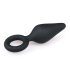 Easytoys Pointy Plug - δακτυλιοειδής πρωκτική σφήνα - μεσαίο (μαύρο)