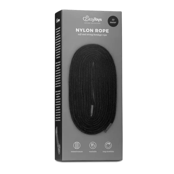 Easytoys Rope - σχοινί για μποντάζ (10 μ., μαύρο)