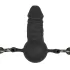 EasyToys - στοματικό φίμωτρο με εσωτερικό δονητή (μαύρο)
