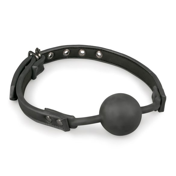 Easytoys - Μαύρη σιλικόνη μπάλα για το στόμα