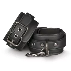   Easytoys - χειροπέδες bondage - δερματίνη - μαύρο
