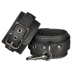   Easytoys - χειροπέδες bondage - δερματίνη - μαύρο