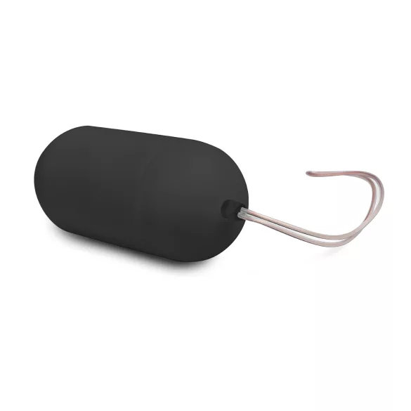 Easytoys - δονητικό αυγό με τηλεχειριστήριο - μαύρο