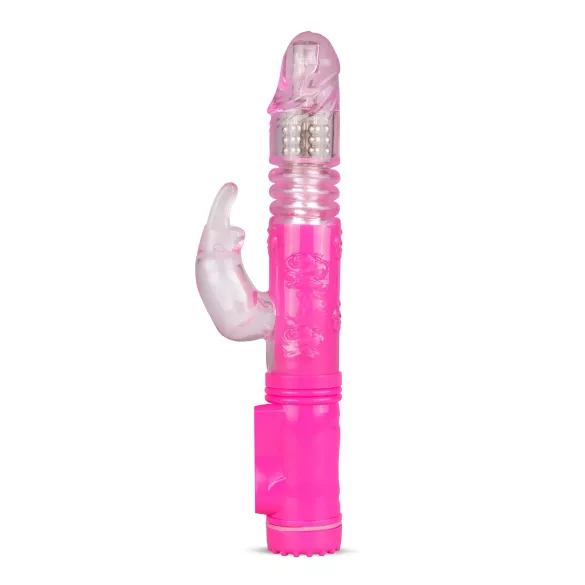 EasyToys Bunny - δονητής με κίνηση ώθησης (ροζ)