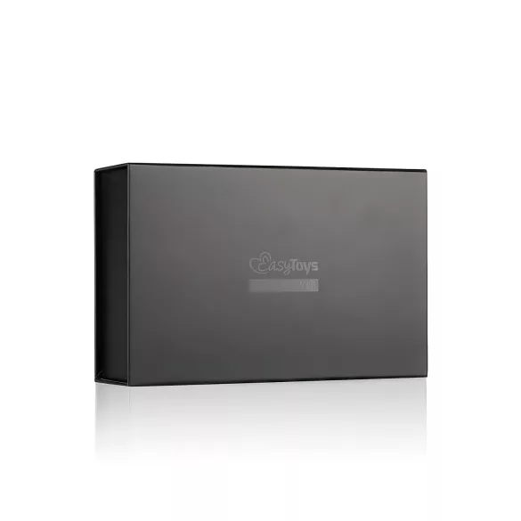 Easytoys - κολάρο φετίχ με λουρί - δέρμα μαύρο