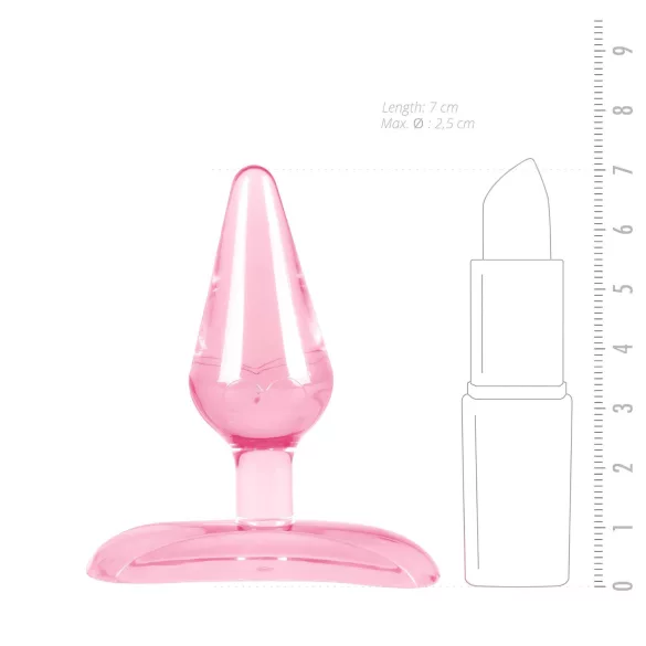 Easytoys The Assifier - μίνι πρωκτικό βύσμα (ροζ)