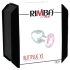 Rimba XS - Ασημένιο πρωκτικό plug με ροζ πέτρα