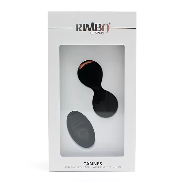 Rimba Cannes - ασύρματο δονούμενο αυγό - επαναφορτιζόμενο - μαύρο