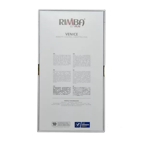 Rimba Venice - ασύρματο δονούμενο αυγό με μπαταρία - μοβ