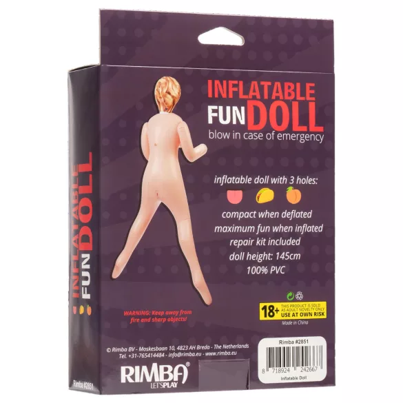 Inflatable Fun - φουσκωτή κούκλα για άνδρα - ρεαλιστική εμφάνιση