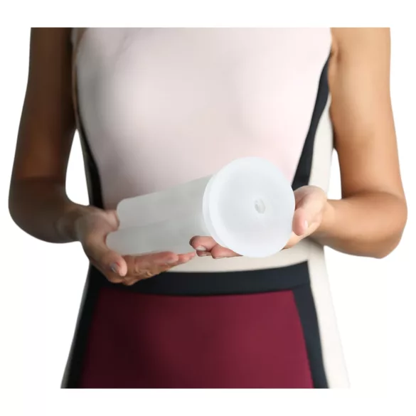 Kiiroo Titan Power - ανδρικό αυνανιστήρι με εσωτερική θήκη - διάφανο