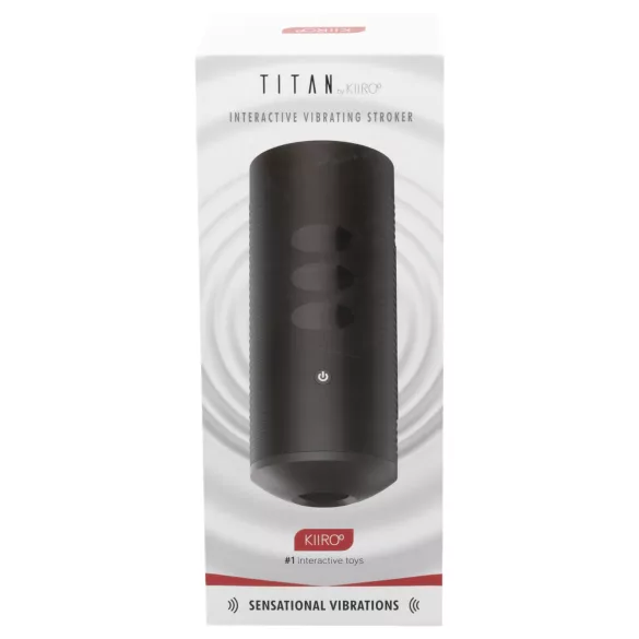 Kiiroo Titan - ανδρικός διαδραστικός αυνανιστής - μαύρο