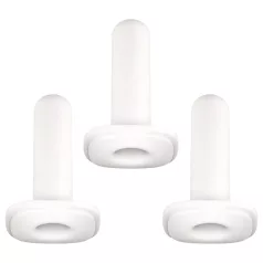   Kiiroo Onyx - ανδρικό μανίκι αυνανισμού στενή εφαρμογή - 3 τεμ λευκό