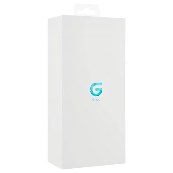 Gildo Glass No. 20 - γυάλινο δονητής με ανάγλυφες χάντρες - διάφανο