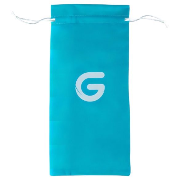 Gildo Glass No. 20 - γυάλινο δονητής με ανάγλυφες χάντρες - διάφανο