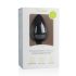 Easytoys Diamond - Μαύρο πρωκτικό βύσμα με λευκή πέτρα (μεγάλο)