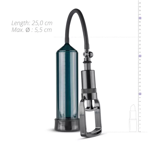 Easytoys - αντλία πέους με λαβή δαχτύλου - μαύρο