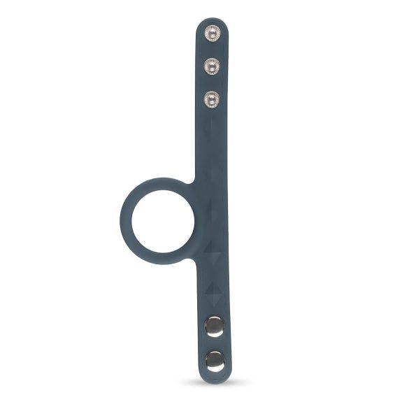 Boners - δαχτυλίδι πέους & όρχεων - σιλικόνη - γκρι