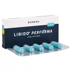   Boners Libido Performa - συμπλήρωμα διατροφής σε κάψουλες για άνδρες (5 τεμάχια)