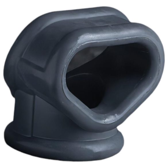 Boners - δαχτυλίδι πέους & στρετσερ όρχεων - σιλικόνη γκρι