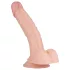 Real Fantasy Derek - ρεαλιστικό dildo με όρχεις - 22cm - φυσικό χρώμα