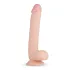 Real Fantasy Elvin - ρεαλιστικό δονητής με όρχεις - 28cm φυσικό χρώμα