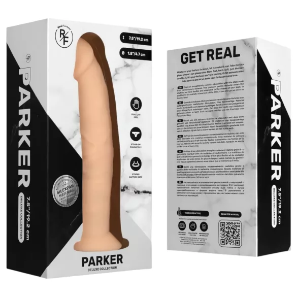 Real Fantasy Parker - ρεαλιστικό ομοίωμα πέους - 19cm - φυσικό χρώμα