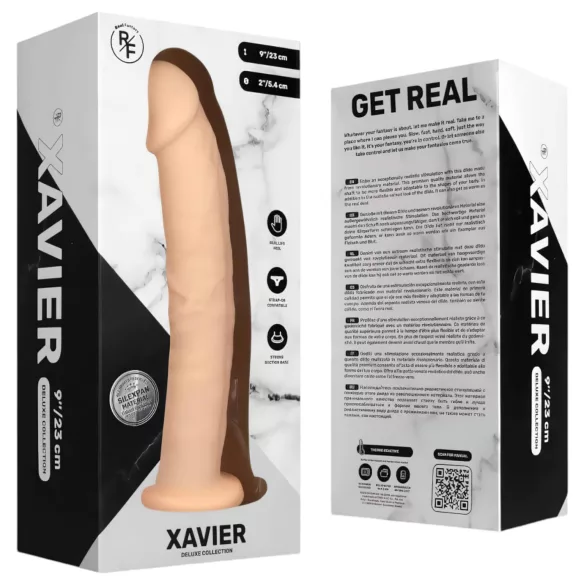 Real Fantasy Xavier - ρεαλιστικό δονητής - 23cm - φυσικό