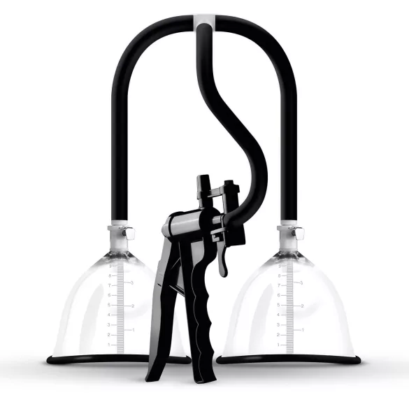 Saiz Premium - διπλή αντλία στήθους - μικρή - διαφανές μαύρο