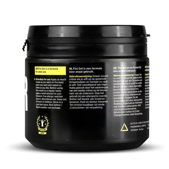 BUTTR - τζελ για fisting - υδατικής βάσης λιπαντικό - 500ml