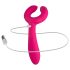 Easytoys Couple - επαναφορτιζόμενος, αδιάβροχος διπλός δονητής (ροζ)