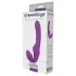 Dreamtoys Essentials - στράπλεσ στράπ-ον δονητής (μωβ)