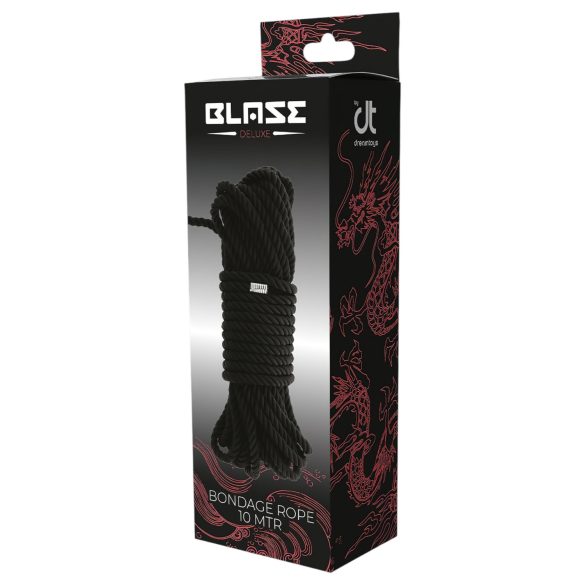Blaze - σχοινί bondage kinbaku - 10μ - μαύρο