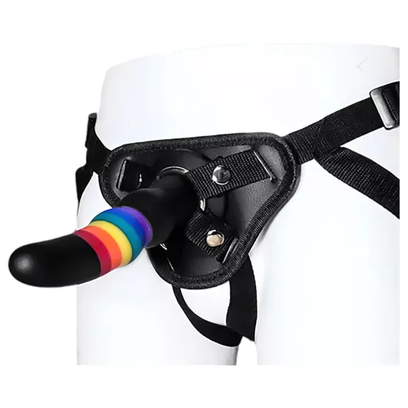 Colorful Love - strap-on ομοίωμα πέους - χρωματιστό - για ζευγάρια