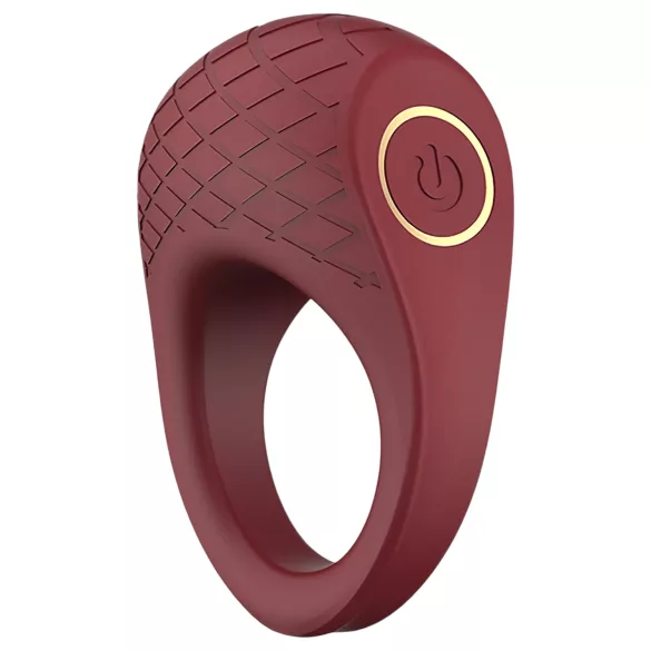 Dreamtoys Ivy - δονητικό δαχτυλίδι πέους - μπορντό