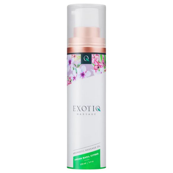 Exotiq - Αρωματικό Λάδι Μασάζ - Βασιλικός & Λεμόνι (100ml)