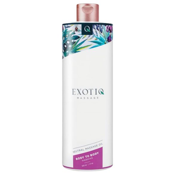 Exotiq - λάδι μασάζ θερμαντικό σώμα με σώμα - 500ml