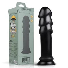   BUTTR - δονητής με βεντούζα - μαύρο - ρεαλιστικός dildo
