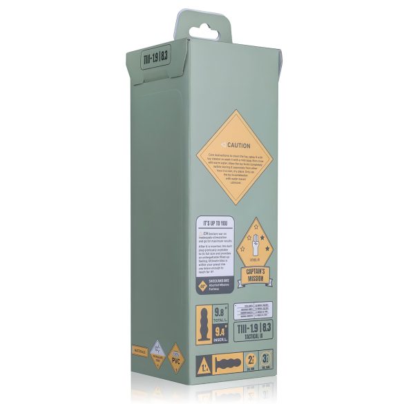 BUTTR Tactical III - δονητής με βεντούζα - μαύρο