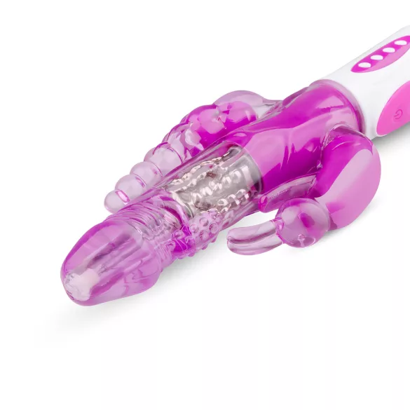 Easytoys Raving Rabbit - δονητής με 3 άκρα (ροζ)
