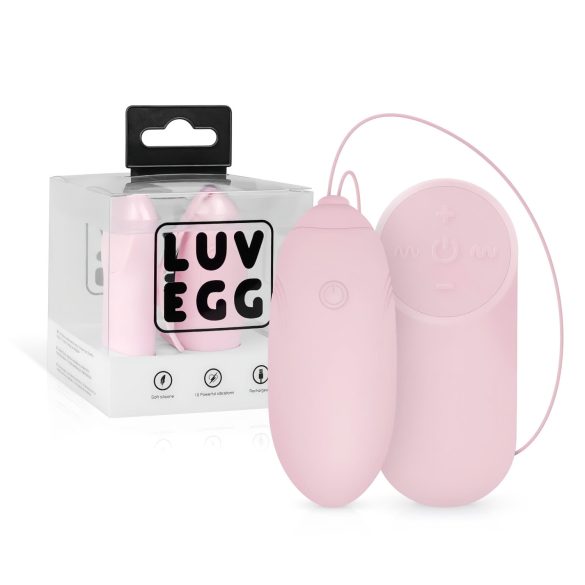LUV EGG - επαναφορτιζόμενο, ασύρματο δονούμενο αυγό (ροζ)